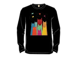 Minimalist Cats and Birds