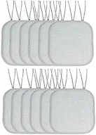 Sweet Home Collection SHC-CAMRN-WHTSGB-12PK 12-Pack 