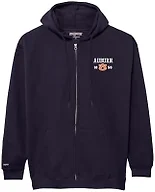 JanSport NCAA Officially Licensed Rival Full Zip Hood, Long Sleeve Unisex Hoodie, Cotton-Polyester Blend with Double-Layered Fleece Hood & Extra-Deep Front Pockets, Adjustable Drawstring Navy