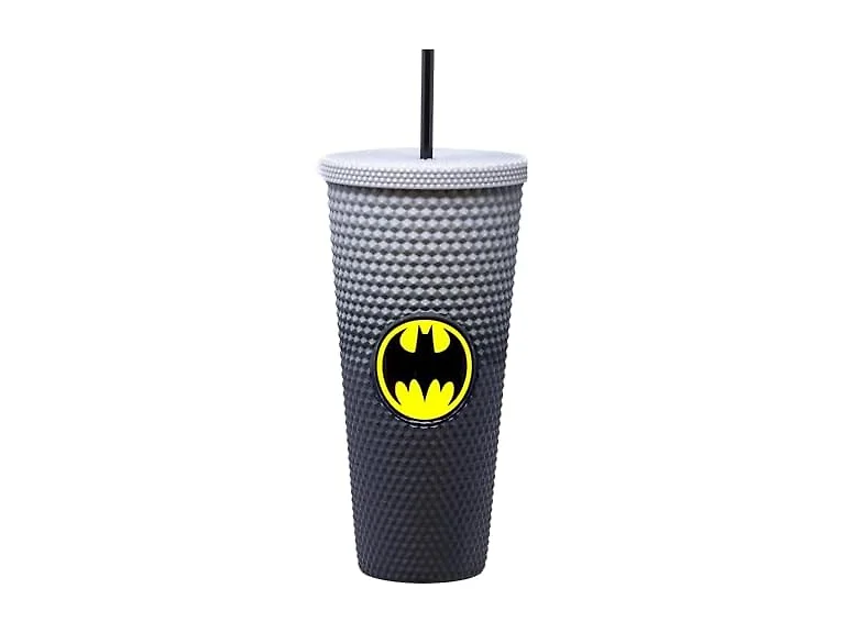 Spoontiques Batman 32oz Acrylic Studded Travel Cup