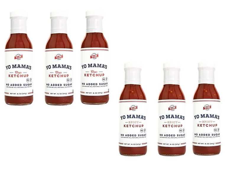 6pk Yo Mama's Ketchups