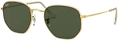 Ray-Ban RB3548 919631 54 54-21-145 Ray-Ban Rb3548 Hexagonal Sunglasses Legend Gold/Green Gradient