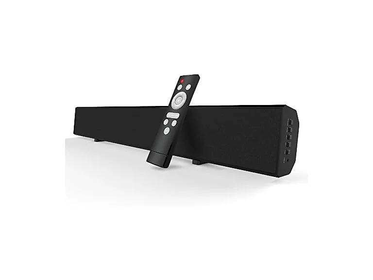 MZEIBO Sound Bar, TV Sound Bar Home Theater Speakers Wired and Wireless Bluetooth Audio Speakers for TV with Remote Control (Open Box)