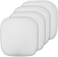 Sweet Home Collection SHC-CPMF-4PK-WHT 4-Pack Honeyc