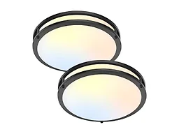 Brightever B0CYPSJ4HV 13 Inch Black Ceiling Light 2-