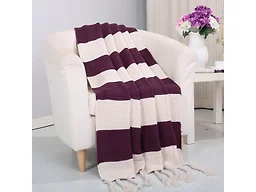 Vintage Plaid Fluffy Throw Blanket