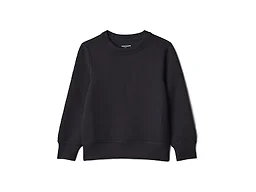 Amazon Essentials Boys' Active Sweat Relaxed-Fit Crewneck Pullover Sweatshirt, Black, X-Small