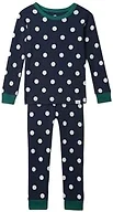 GAP Boys Long John Pajama Set Navy Dot 2 18-24M