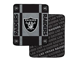 NFL Team Reversible Soft Blanket - Las Vegas Raiders