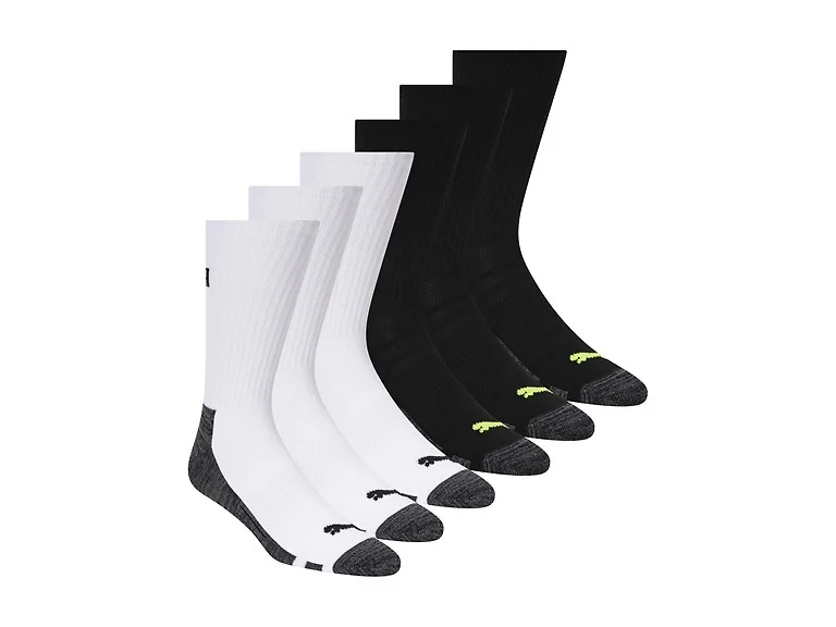 PUMA Men's 12-Pairs Crew Socks