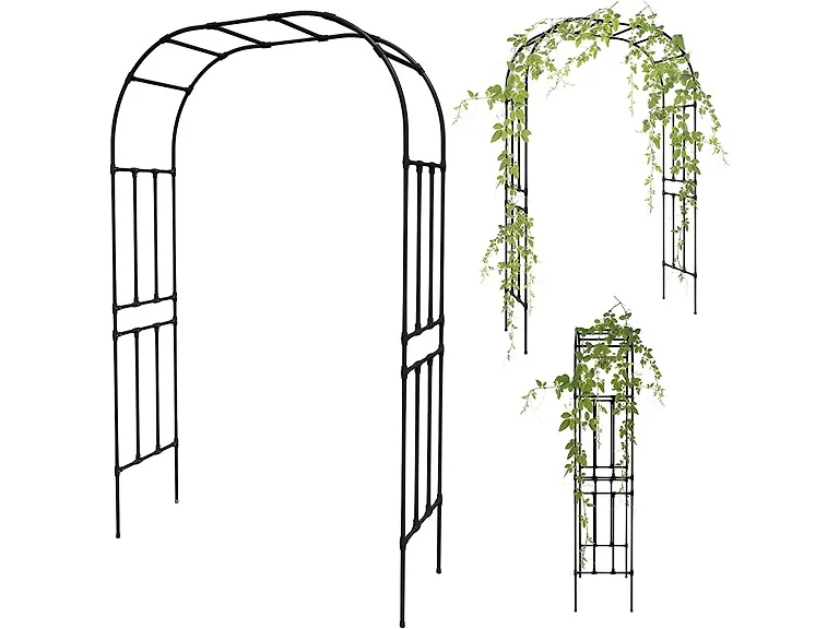 Olle Garden Arbor 95"Hx59"W in Black