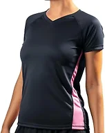 Kanu Surf Women's Cb Swim Tee, Black, Medium