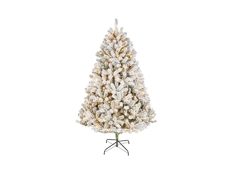 National Tree Company 7.5ft Pre-Lit Floc
