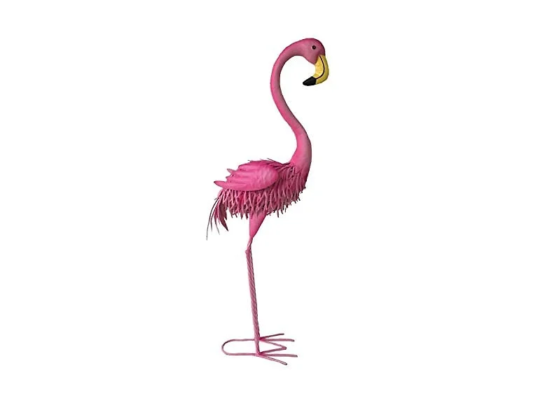 Santa's Workshop Inc. 40" Iron Flamingo