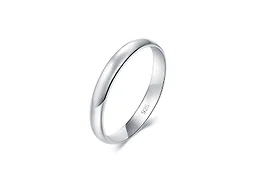 Yeidid 925 Sterling Silver Classic 3MM Band Sz 5