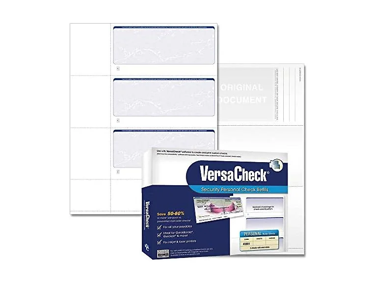 VersaCheck VersaCheck Secure Form #3001-750 Blank