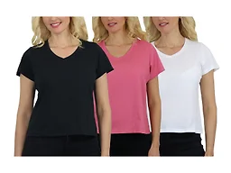 DivaTee WC-----(Women's 3Pack) / JLVT-100 / BK-BP-WH /