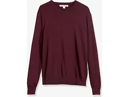 Amazon Essentials Men's Regular Fit Cotton V-Neck Pullover Sweater (Available in Big & Tall), Burgundy, X-Small