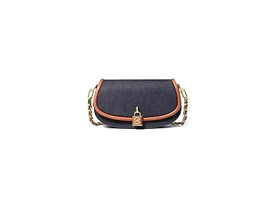 Michael Kors Mila Small East/West Chain Sling Messenger