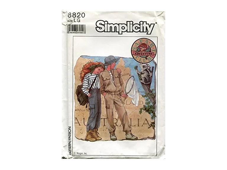 Simplicity Safari Adventure Club Pattern 8820