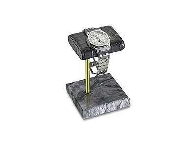 Leather & Marble Watch Display Stand