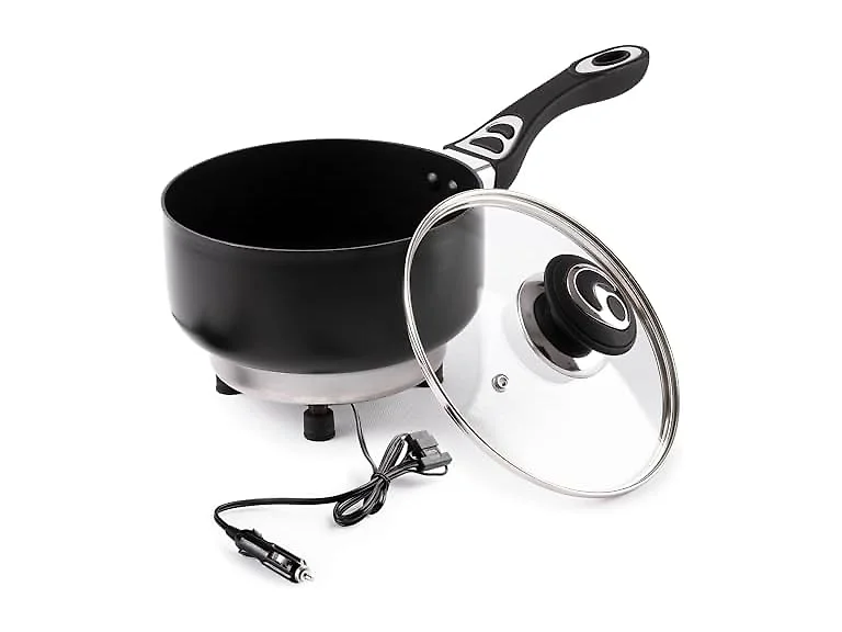 Zone Tech CT0007 12V Stainless Steel 2Q Saucepan