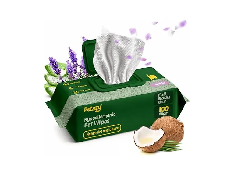 Petazy Pet Wipes for Dogs and Cats