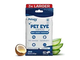 Petazy OPZ-1286/3 3-Pack (160-Wipes) Petazy Pet Eye Wip