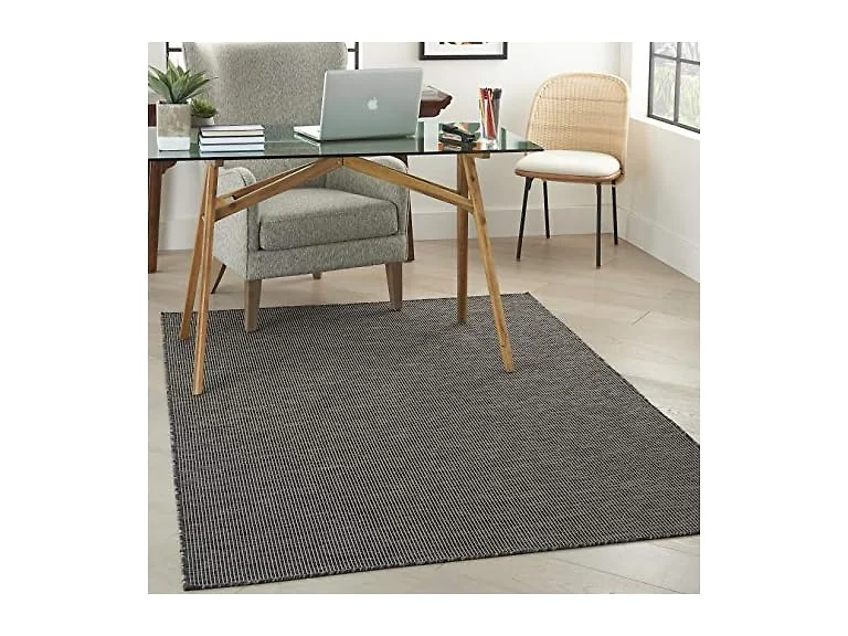 Nourison Positano Charcoal 4x6 Rug