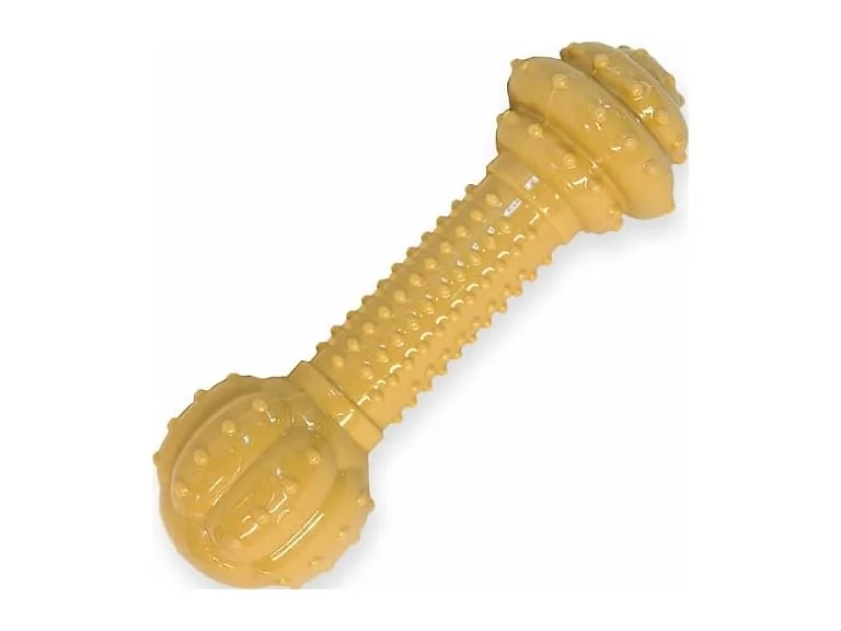 Nylabone Power Chew Textured Barbell Dog Chew