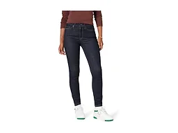 Amazon Essentials Women's High-Rise Skinny Stretch Jeans - Discontinued Colors, Black Rinse, 18 Long