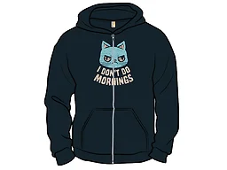 I Don't Do Mornings Cranky Cat