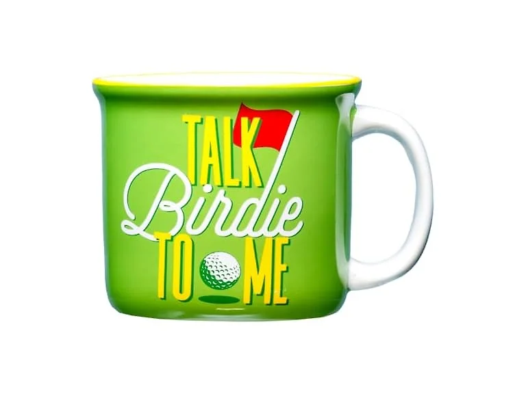 Spoontiques Talk Birdie Ceramic Camper Mugs - 14 Ounce