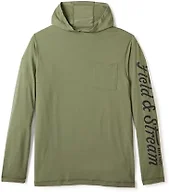 Field & Stream Men's Roll Cast Performance Hoodie, Lightweight Nylon with drirelease®, Olive, X-Large
