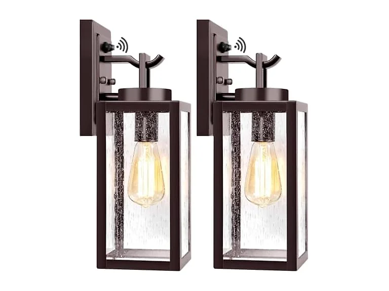 VerRon 2-Pack Wall Lantern Oil Bronze