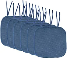 Sweet Home Collection SHC-TIECPMF6PKBLU 6-Pack Honey
