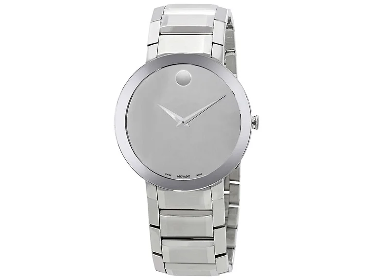 Movado Men's Swiss Sapphire Bracelet Watch 39mm