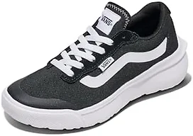 Vans Women's Range BRZ Shoe, Mesh Black/White, 10