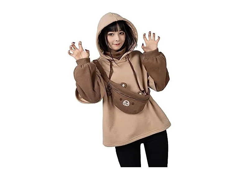Cosfun Women (S) Bear Hoodies
