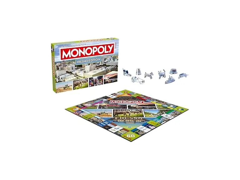 Top Trumps Monopoly Board Game Fresno CA Edition