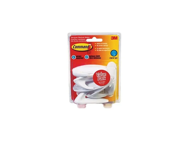 3M Command Strips 17081VP-6ES Medium Comma