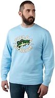 Field & Stream Men's Backstrap Crew Sweatshirt, Retro Bass/Carolina Blue, X-Large