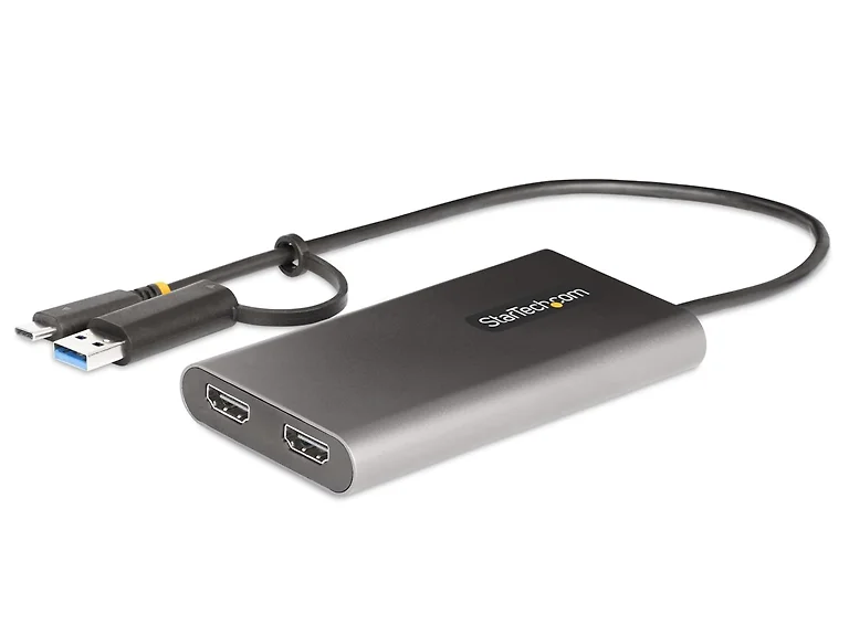 StarTech 109B-USBC-HDMI USB-C to Dual-HDMI Adapter