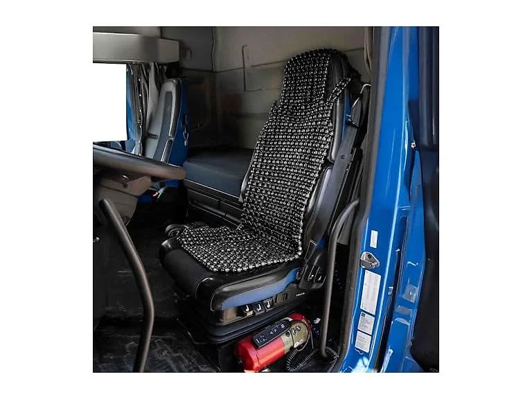 Zone Tech SE0096 Beaded Seat Cover for Cars Black