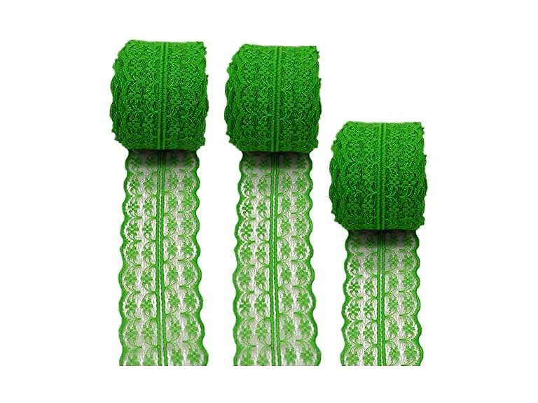 3 Rolls 10 Yards Floral Lace Ribbon Lace