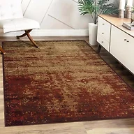 Superior Indoor Area Rug, Jute Backing, Easy Care,6'x9', Auburn