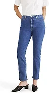 Dockers® Women's Slim Fit High Rise Jean Cut Pants, Medium Indigo Stonewash, 33