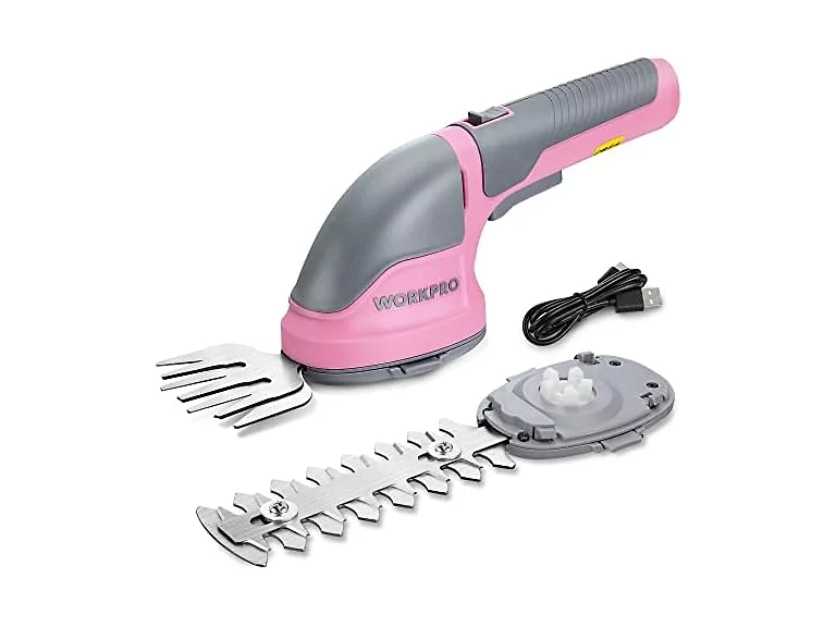 WORKPRO 2-in-1 Grass Shear Pink