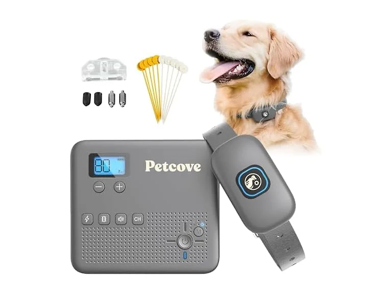 PetCove PawGuard Wireless Dog Fence and Training Collar