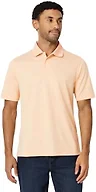 Amazon Essentials Men's Regular Fit Golf Polo Shirt, Moisture-Wicking Quick Dry, Recycled Polyester, Short Sleeve, Pale Peach, Large